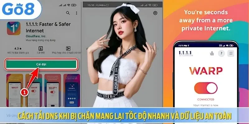 Cách tải DNS khi bị chặn mang lại tốc độ nhanh và dữ liệu an toàn