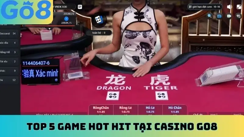 Top 5 game hot hit tại casino GO8